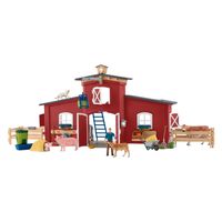 Schleich FARM WORLD Grote Stal Rood 42606