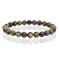 6mm Memphis Natuursteen Armband - Dragon Bloodstone