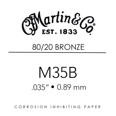 Martin M35B Losse Snaar .035 - 80/20 Brons voor Akoestische Gitaar OP=OP