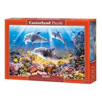 Selecta Castorland legpuzzel dolphins underwater, 500st.