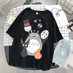 Spirited Away T-Shirt Anime Cartoon Anime Harajuku Grafisch Street Style Voor Voor Stel Voor heren Dames Volwassenen Maskerade Back To School Heet stempelen Casual / Dagelijks Lightinthebox