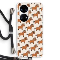 Pony: Huawei P50 Transparant Hoesje met koord