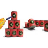 3 sets indoor ouder-kind Toy Set EVA Shooting Game Target speciale concurrerende scoren Props
