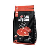 PAN MIĘSKO Beef with goat M - droog hondenvoer - 3kg