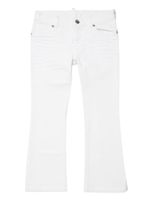 DSQUARED2 KIDS jean à logo appliqué - Blanc