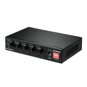 Edimax ES-5104PH V2 netwerk-switch Fast Ethernet (10/100) Power over Ethernet (PoE) Zwart