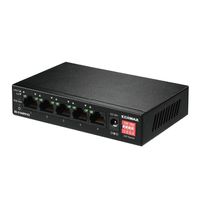 Edimax Lange afstand 5-poorts Fast Ethernet-switch met 4 PoE+-poorten | 1 stuks - ES-5104PH V2 ES-5104PH V2 - thumbnail