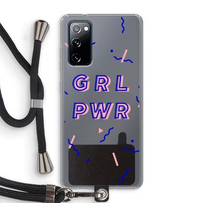 GRL PWR: Samsung Galaxy S20 FE / S20 FE 5G Transparant Hoesje met koord
