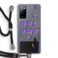 GRL PWR: Samsung Galaxy S20 FE / S20 FE 5G Transparant Hoesje met koord