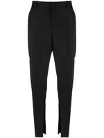 Gucci pantalon slim à fentes latérales - Noir