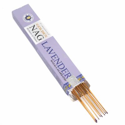 Golden Nag Lavendel Wierook (1 pakje)