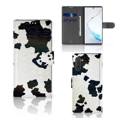 Samsung Galaxy Note 10 | Telefoonhoesje | Met pasjeshouder | Koeienvlekken