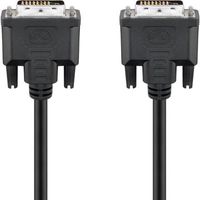 Goobay 93573 DVI kabel 1,8 m DVI-D Zwart