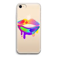 Lip Palette: iPhone 7 Transparant Hoesje