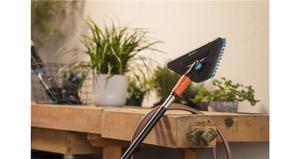 GARDENA Cleansystem steelborstel Hard Flex, borstel voor grotere, harde vlakken wasborstel