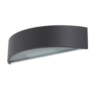 Smartwares wandlamp Bastia 335 lumen 250 mm aluminium grijs