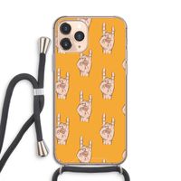 Rock: iPhone 11 Pro Transparant Hoesje met koord