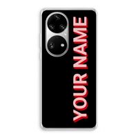 Namecase: Huawei P50 Pro Transparant Hoesje