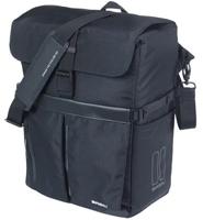 Basil Fietsschoudertas move mik studs 14 liter 14 x 24 x 34 cm - zwart