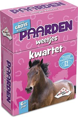 Boosterbox Paarden weetjes kwartet - kaartspel