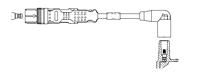 Bougiekabel BREMI, u.a. für VW, Skoda, Seat, Audi