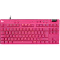 Logitech G PRO X TKL RAPID toetsenbord Gamen USB AZERTY Frans Roze