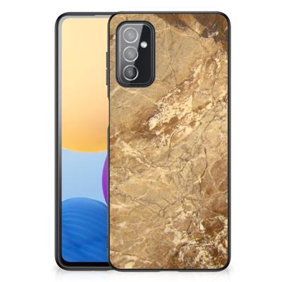 Samsung Galaxy M52 Marmeren Print Telefoonhoesje Marmer Creme