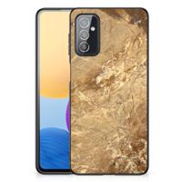 Samsung Galaxy M52 Marmeren Print Telefoonhoesje Marmer Creme