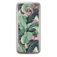Bananenbladeren: Motorola Moto G6 Transparant Hoesje