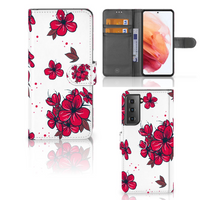 Samsung Galaxy S21 Hoesje Blossom Red