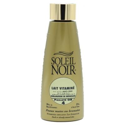 Soleil Noir Lait Vitamine SPF4 Pailleté Or 150ml