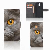 Telefoonhoesje | Met pasjeshouder | Nokia 3.1 (2018) Britse Korthaar