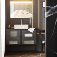 Verwarmde badkamerspiegel led &apos;Big David&apos; Anti-condens LED CCT Touch Switch 800mm