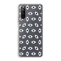 Eyes pattern: Sony Xperia 10 III Transparant Hoesje