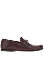 Ferragamo mocassins Gancini en cuir - Noir