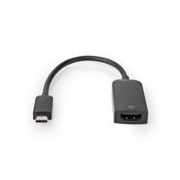 Nedis USB-C Adapter | USB-C Male naar HDMI Female | 0.2 m | 1 stuks - CCGP64652BK02 - CCGP64652BK02 - thumbnail