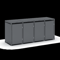 Container berging staal Holten 4 containers