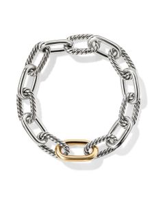 David Yurman bracelet DY Madison en or 18ct et argent sterling (11 mm)