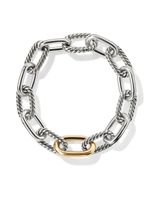 David Yurman bracelet DY Madison en or 18ct et argent sterling (11 mm) - thumbnail