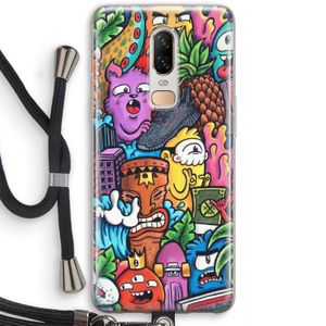 Vexx Mixtape: OnePlus 6 Transparant Hoesje met koord