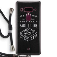 Life: HTC U12+ Transparant Hoesje met koord