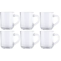 6x Theeglazen/koffieglazen 250 ml