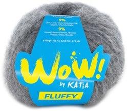 Katia WOW - Fluffy 082 Donker grijs