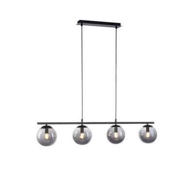 Just Light Zwarte hanglampBig Widow 4-lichts - 14604-18