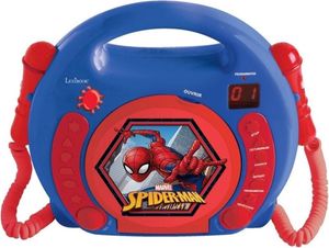 Spiderman Draagbare CD Speler met 2 Microfooons