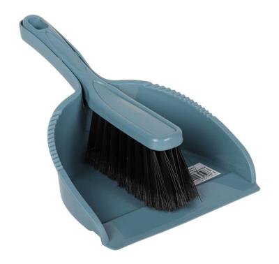 Mini stoffer en blik blauw - Talentools