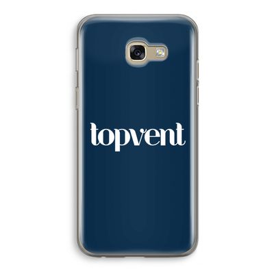 Topvent Navy: Samsung Galaxy A5 (2017) Transparant Hoesje