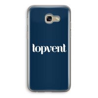 Topvent Navy: Samsung Galaxy A5 (2017) Transparant Hoesje