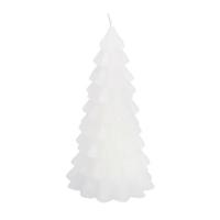 Kerstboom Kaars Wit 10x10x20cm