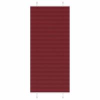 VidaXL Plissé rolgordijn 85x200 cm stofbreedte 84,4 cm bordeauxrood